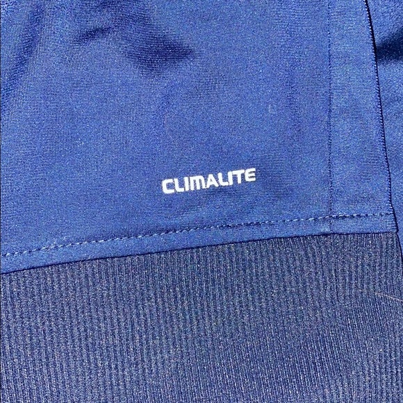Adidas 2XL Climalite zip track jacket - navy blue - Picture 5 of 5